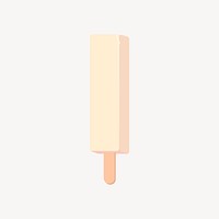 Popsicle ice-cream clipart, dessert illustration psd. Free public domain CC0 image