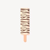 Popsicle ice-cream clipart, dessert illustration vector. Free public domain CC0 image