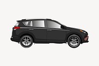 Crossover car clipart, vehicle illustration vector. Free public domain CC0 image.