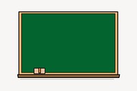 Chalkboard clipart, education illustration vector. Free public domain CC0 image.