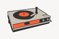 Turntable clipart, object illustration vector. Free public domain CC0 image.