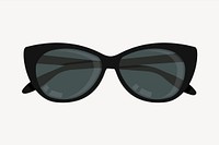 Sunglasses collage element, cute illustration vector. Free public domain CC0 image.