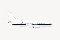 Plane clipart, transportation illustration vector. Free public domain CC0 image.