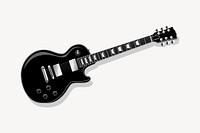 Electric guitar clipart, vector illustration vector. Free public domain CC0 image.