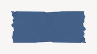 Blue washi tape, ripped paper design psd