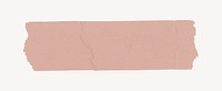 Pink washi tape, ripped paper design psd