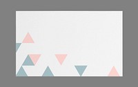 Aesthetic memo frame background, minimal pattern