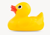 Rubber duck, toy, object isolated image