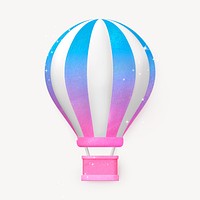 3D aesthetic air balloon, summer concept