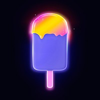 3D  colorful gelato, summer concept
