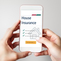 Mobile house insurance application.