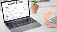Credit Score Financial Banking Economy Concept