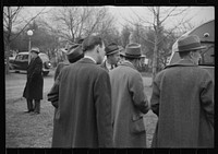 [Untitled photo, possibly related to: Washington, D.C. A demonstration of FSA (Farm Security Administration) trailers]. Sourced from the Library of Congress.