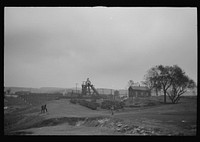 Shenandoah, Pennsylvania. A view of the outskirts of a mining town. Sourced from the Library of Congress.