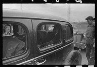 [Automobile at stadium, Mount Carmel, Pennsylvania]. Sourced from the Library of Congress.