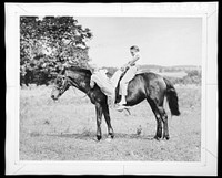 Boys on horses. Sourced from the Library of Congress.