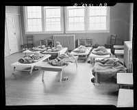 Nursery school children sleeping. Reedsville, West Virginia. Sourced from the Library of Congress.