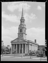 Washington, D.C. Church at 16th Street near Harvard Street, N.W.. Sourced from the Library of Congress.