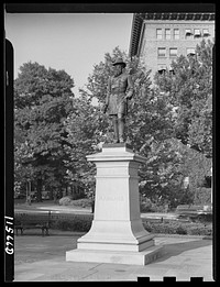 Washington, D.C. Rawlins statue in Rawlins Park at 18th and E Streets, N.W.. Sourced from the Library of Congress.