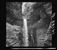 Waterfalls in Watkins Glen, New York. Sourced from the Library of Congress.