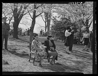 [Untitled photo, possibly related to: Relaxing after Cherry Blossom Festival. Washington, D.C.]. Sourced from the Library of Congress.