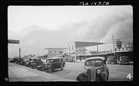 [Dust storm, Elkhart, Kan.]. Sourced from the Library of Congress.