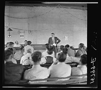 Union meeting. Sugar beet worker. Colorado. Sourced from the Library of Congress.