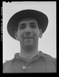 Camp Shelby, Hattiesburg, Mississippi. A soldier. Sourced from the Library of Congress.