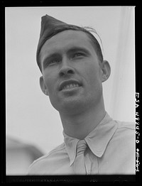 Camp Shelby, Hattiesburg, Mississippi. A soldier. Sourced from the Library of Congress.