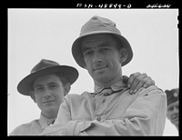 Camp Shelby, Hattiesburg, Mississippi. Father and son (?). Sourced from the Library of Congress.