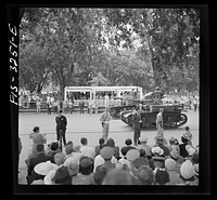 Washington, D.C. President Roosevelt reviewing the Memorial Day parade. Sourced from the Library of Congress.