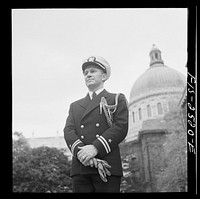 Annapolis, Maryland. Lieutenant K.K. Martineau, aide to the superintendent. Sourced from the Library of Congress.