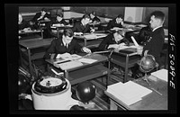 [Untitled photo, possibly related to: U.S. Naval Academy, Annapolis, Maryland. Classroom instruction]. Sourced from the Library of Congress.