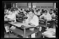 [Untitled photo, possibly related to: U.S. Naval Academy, Annapolis, Maryland. Classroom instruction]. Sourced from the Library of Congress.