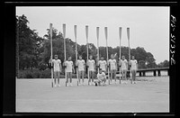 U.S. Naval Academy, Annapolis, Maryland. Rowing crew. Sourced from the Library of Congress.