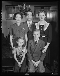 Rochester, New York. The Babcocks, an American family. Sourced from the Library of Congress.