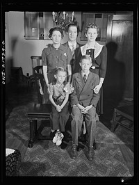 [Untitled photo, possibly related to: Rochester, New York. The Babcocks, an American family]. Sourced from the Library of Congress.