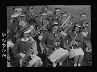 Keysville, Virginia. Randolph Henry High School. School band which played for graduation. Sourced from the Library of Congress.