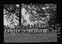 Keysville, Virginia. Randolph Henry High School. School band which played for graduation. Sourced from the Library of Congress.