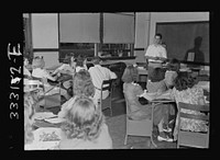 [Untitled photo, possibly related to: Charlotte Court House, Virginia. Central High School. Mathematics class]. Sourced from the Library of Congress.