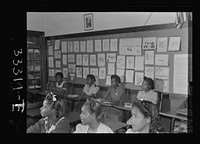 [Untitled photo, possibly related to: Charlotte Court House, Virginia. Central High School. Classroom]. Sourced from the Library of Congress.