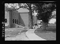 Randolph Henry High School, Keysville, Virginia. Main building. Sourced from the Library of Congress.