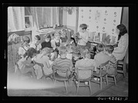 [Untitled photo, possibly related to: Southington, Connecticut. A class of young children]. Sourced from the Library of Congress.