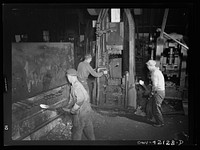 Southington, Connecticut. Workers in the Peck, Stow and Wilcox factory. Sourced from the Library of Congress.