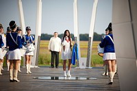 In the Cherkasy region, the President took part in the festivities on the occasion of the Day of the National Flag.