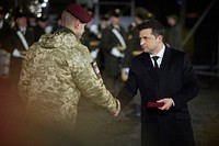 Volodymyr Zelenskyy at the celebrations of the AFU Day in Kharkiv: Thanks to our soldiers we feel only pride. December 6, 2021