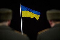 Ukraine flag.