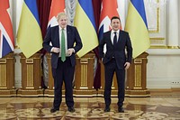 Meeting of the President of Ukraine with the Prime Minister of the United Kingdom. February 1, 2022