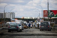 Devastation in Bucha, Ukraine. 