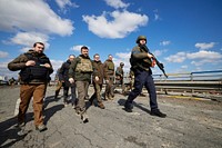 Volodymyr Zelenskyy visited Bucha. April 4, 2022